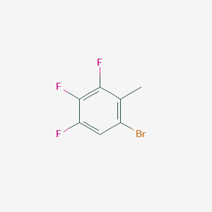 molecular formula C7H4BrF3 B12063652 1-Bromo-2-methyl-3,4,5-trifluorobenzene 