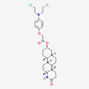 molecular formula C31H44Cl2N2O4 B1206366 Unii-bct62GI7LE CAS No. 72273-04-2