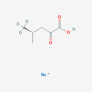 molecular formula C6H10NaO3 B12063662 alpha-Ketoisocaproic-d3 Acid Sodium Salt 