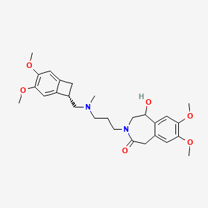 molecular formula C27H36N2O6 B12063709 Ivabradine impurity 14 