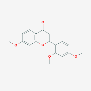 molecular formula C18H16O5 B1206372 7,2',4'-Trimethoxyflavone CAS No. 7578-51-0
