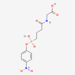 Para-nitrophenylphosphonobutanoyl-glycine