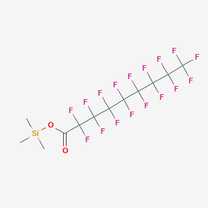 molecular formula C12H9F17O2Si B12063755 Trimethylsilyl perfluorononanoate CAS No. 1244856-06-1