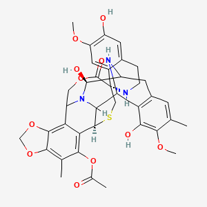 molecular formula C38H41N3O11S B1206376 Ecteinascidin 729 
