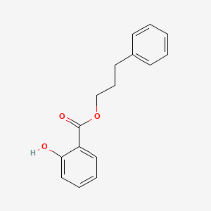 molecular formula C16H16O3 B1206380 3-Phenylpropyl salicylate CAS No. 24781-13-3