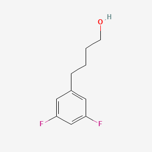molecular formula C10H12F2O B12063886 3,5-Difluoro-benzenebutanol 
