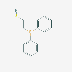 molecular formula C14H15PS B120639 2-Diphenylphosphanylethanethiol CAS No. 3190-79-2