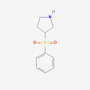 molecular formula C10H13NO2S B012064 3-(Phenylsulfonyl)pyrrolidine CAS No. 101769-04-4
