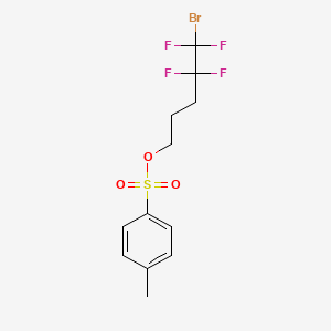 molecular formula C12H13BrF4O3S B12064082 1-Pentanol, 5-bromo-4,4,5,5-tetrafluoro-, 1-(4-methylbenzenesulfonate) CAS No. 222725-21-5