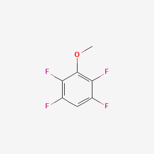 molecular formula C7H4F4O B1206414 2,3,5,6-Tetrafluoroanisole CAS No. 2324-98-3