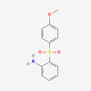 molecular formula C13H13NO3S B12064143 2-(4-Methoxybenzene-1-sulfonyl)aniline CAS No. 61174-32-1