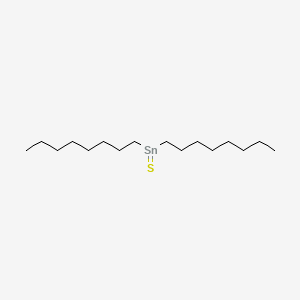 molecular formula C16H34SSn B1206416 Dioctylthioxostannane CAS No. 3572-47-2