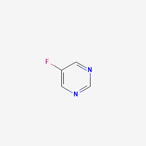 molecular formula C4H3FN2 B1206419 5-Fluoropyrimidine CAS No. 675-21-8