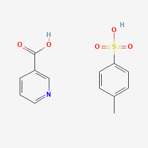 molecular formula C13H13NO5S B12064277 3-Pyridinecarboxylic acid, 4-methylbenzenesulfonate CAS No. 99148-57-9