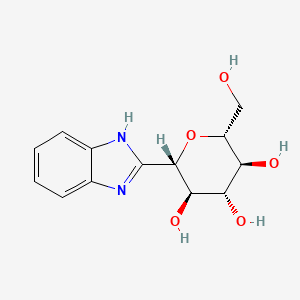 molecular formula C13H16N2O5 B1206434 2-(β-D-葡萄糖基)苯并咪唑 
