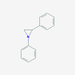 molecular formula C14H13N B1206440 1,2-Diphenylaziridine CAS No. 2952-05-8