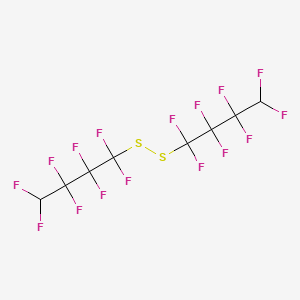 molecular formula C8H2F16S2 B12064402 Bis(4H-octafluorobutyl) disulfide 