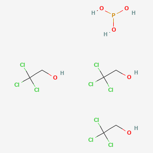 molecular formula C6H12Cl9O6P B12064426 phosphorous acid;2,2,2-trichloroethanol CAS No. 1069-93-8
