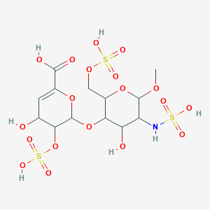 molecular formula C13H21NO19S3 B12064489 Fondaparinux sodium impurity 1 