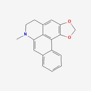 molecular formula C18H15NO2 B1206449 Dehydroaporheine CAS No. 36285-03-7