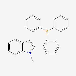 molecular formula C27H22NP B12064538 2-(2-(Diphenylphosphino)phenyl)-1-methyl-1H-indole 