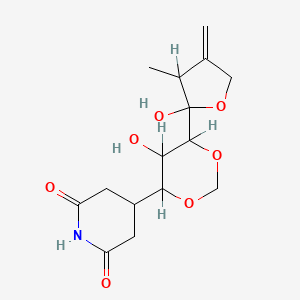 molecular formula C15H21NO7 B1206454 Sesbanimide CAS No. 85719-78-4