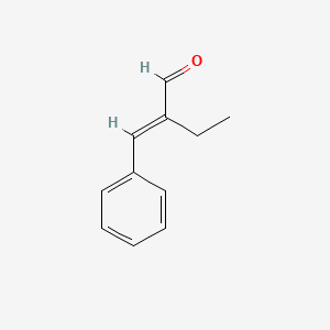 molecular formula C11H12O B12064592 alpha-Ethylcinnamaldehyde CAS No. 1755-45-9