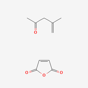 molecular formula C10H12O4 B1206465 Furan-2,5-dione;4-methylpent-4-en-2-one CAS No. 89458-64-0
