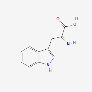 molecular formula C11H10N2O2 B1206474 Imino-tryptophan 