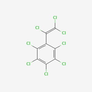 molecular formula C8Cl8 B1206481 Octachlorostyrene CAS No. 29082-74-4