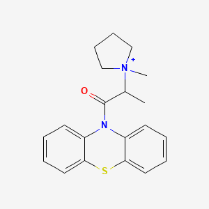 1-Methyl-1-(1-phenothiazin-10-ylcarbonylethyl)pyrrolidinium