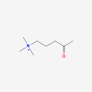 Trimethyl(4-oxopentyl)ammonium