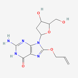 molecular formula C13H17N5O5 B12064941 8-Allyloxy-2'-deoxyguanosine 