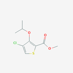 molecular formula C9H11ClO3S B12064970 Methyl 4-chloro-3-isopropoxythiophene-2-carboxylate 