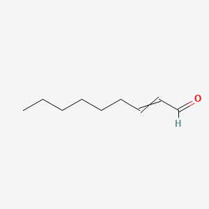 molecular formula C9H16O B1206501 Non-2-enal CAS No. 30551-15-6