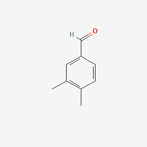 molecular formula C9H10O B1206508 3,4-Dimethylbenzaldehyde CAS No. 5973-71-7