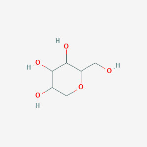 molecular formula C6H12O5 B1206513 2-Hydroxymethyl-tetrahydro-pyran-3,4,5-triol 