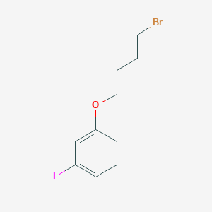 molecular formula C10H12BrIO B12065220 1-(4-Bromobutoxy)-3-iodobenzene 