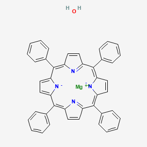 molecular formula C44H30MgN4O B12065270 Magnesium meso-tetraphenylporphine monohydrate 