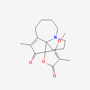 molecular formula C18H23NO4 B1206535 Isostemonamine CAS No. 41758-66-1