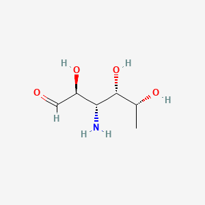 molecular formula C6H13NO4 B1206536 霉胺糖 CAS No. 527-38-8