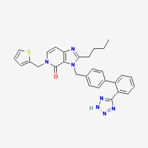 molecular formula C29H27N7OS B1206539 Emd 66684 CAS No. 150694-46-5