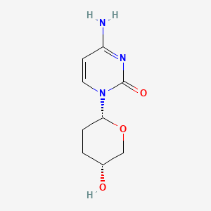 molecular formula C9H13N3O3 B1206544 Pentopyranine A CAS No. 39057-02-8