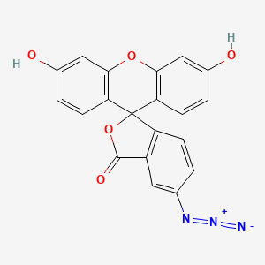 molecular formula C20H11N3O5 B1206550 Azidofluorescein CAS No. 77162-08-4