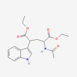 molecular formula C19H24N2O5 B12065510 N-Acetyl-gamma-carbethoxy Homotryptophan Ethyl Ester CAS No. 110504-56-8
