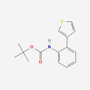 molecular formula C15H17NO2S B12065518 tert-Butyl (2-(thiophen-3-yl)phenyl)carbamate CAS No. 886505-35-7