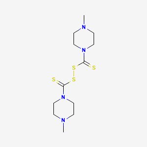 molecular formula C12H22N4S4 B1206554 EWP 815 CAS No. 20231-01-0