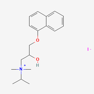 molecular formula C18H26INO2 B1206556 Pranolium iodide CAS No. 38726-81-7