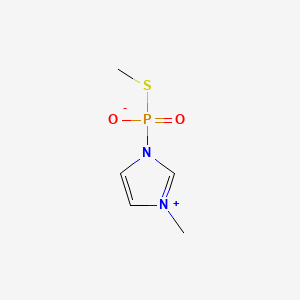 1-Methyl-S-(3-methylthiophosphoryl)imidazolium