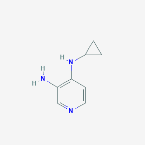 molecular formula C8H11N3 B120656 N4-Cyclopropylpyridine-3,4-diamine CAS No. 146950-68-7